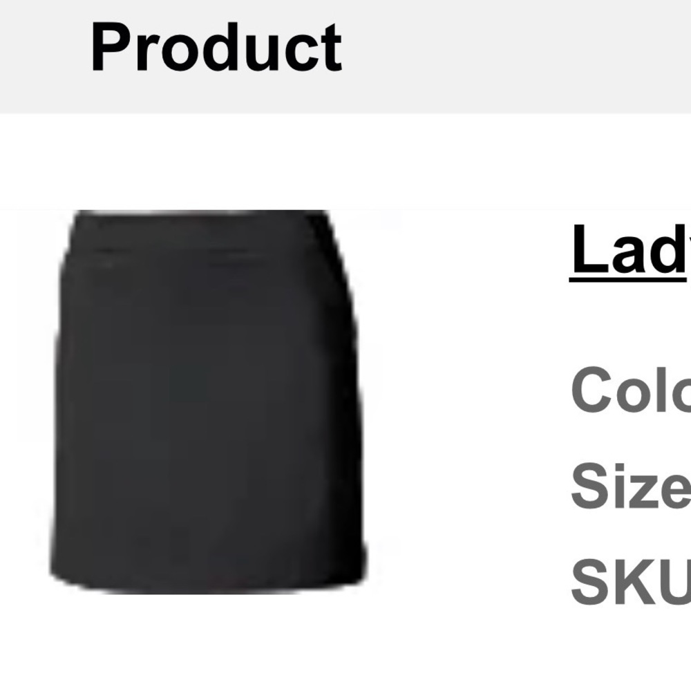 NWOT - Lady Hagen Golf Skort (US 4) *Black